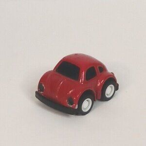 Midori Volkswagon VW Beetle Pull-Back (Tested) Vintage Red Made In Japan